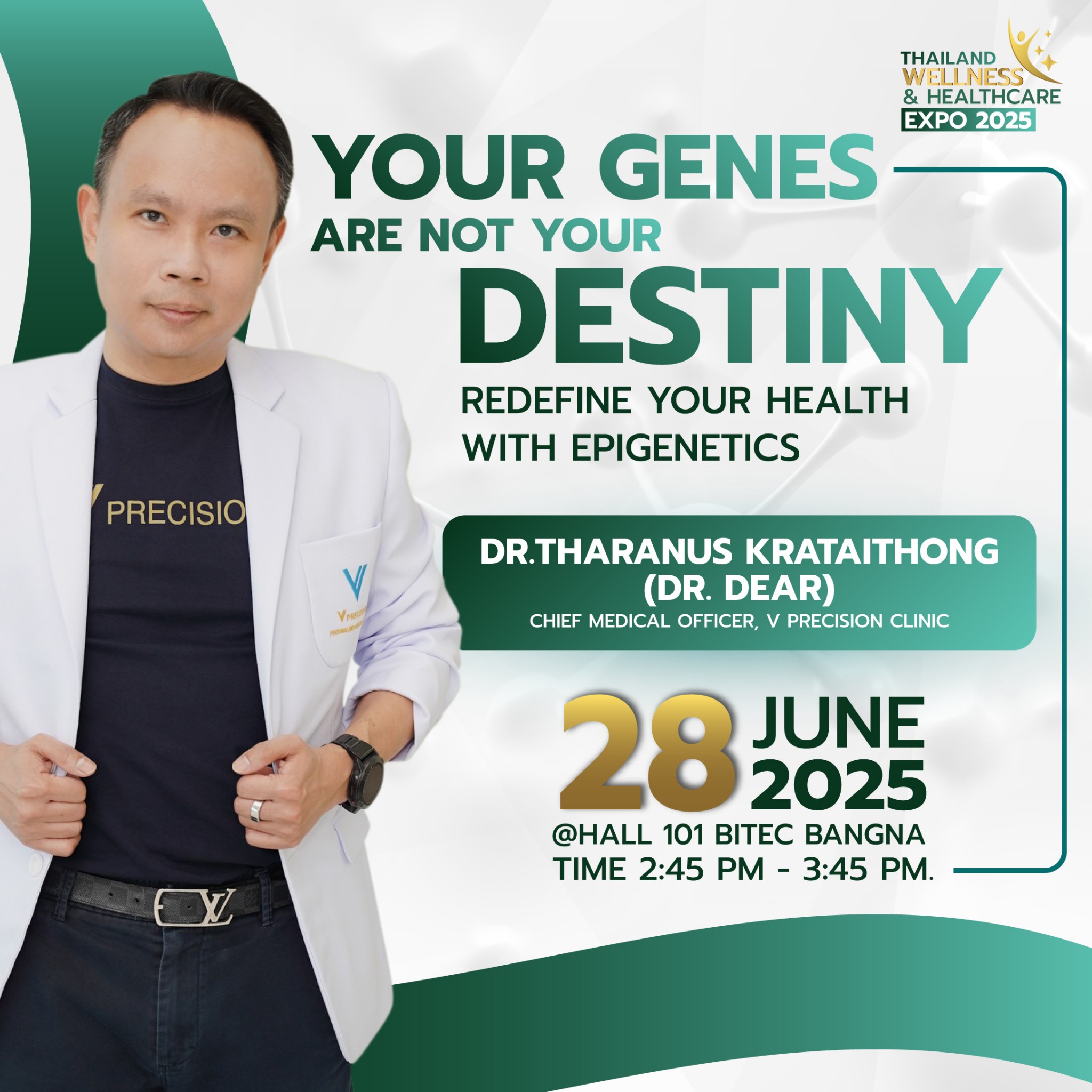 Your Genes Are Not Your Destiny: Redefine Your Health with
                    Epigenetics
